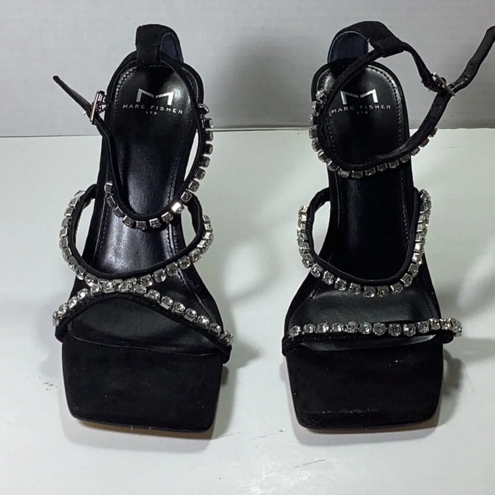 Dezzi Rhinestone Ankle Strap Sandal